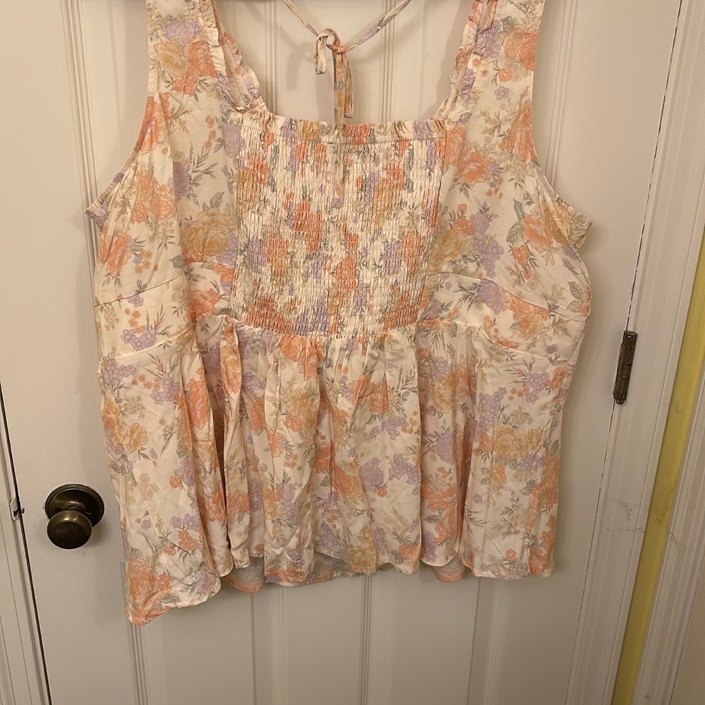 Torrid Babydoll Challis Corset Sleeveless Top NWT Size 3 - Picture 12 of 14